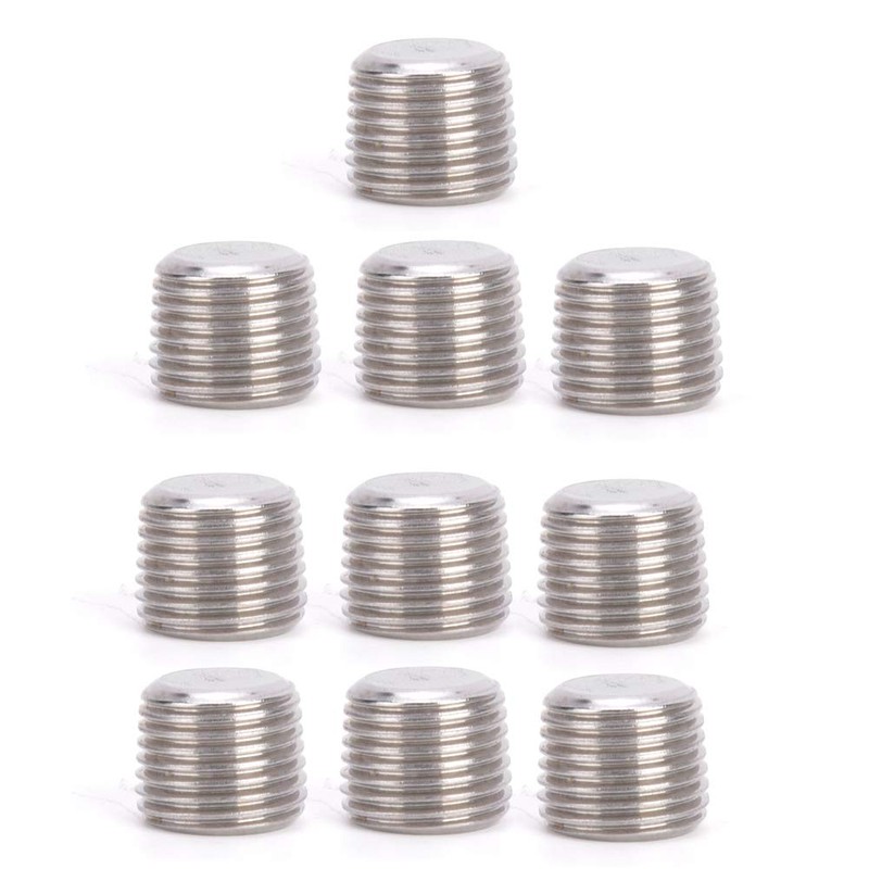 10pcs Male Thread Internal Hex Countersunk Plug Fitting Thread Socket