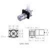 GROTHEN DC 24V Peristaltic Pump with Silicone Tubing High Water