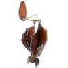 Modern Artisans Hanging Metal Garden Bat Sculpture, American Handmade: Open
