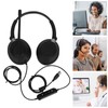 X6D USB 2 Telephone Headset Noise Cancelling Speaker Volume Adjustment