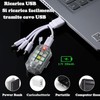KEWAYO 4 Luci Strobe LED Wireless con Telecomando - 7