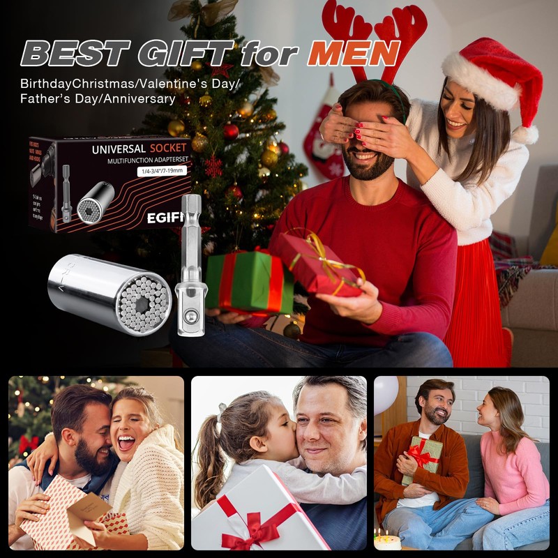 Universal Socket Tools, Super Socket Mechanic Tool, Nut Driver Unscrew