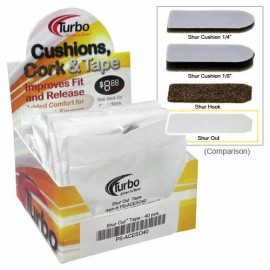 Turbo (10 Pack) Turbo Grips Bowling Shur Out Tape Thumb Insert - NO CUSHION