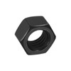sourcing map 1/2-13 Hex Nuts, Carbon Steel Grade 8.8 Black