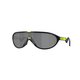 Oakley Men's OO9467 CMDN Rectangular Sunglasses, Translucent Poseidon/Prizm Black, 33 mm