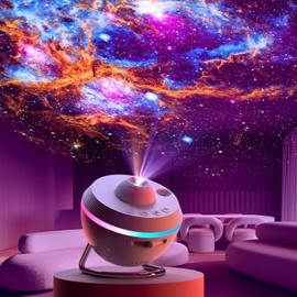 Elec3 Planetarium Star Projector, Meteor Galaxy Projector for Bedroom with 12 Slides Discs, Multicolor Light Effects, Nebula Projector Lamp Starry Sky Night Light Projector for Kids Teens Adults