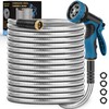 Garden Hose 50FT, Water Hose with 10 Function Nozzle, Garden