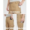 wantdo Work Cargo Pants for Men Ripstop Relaxed Fit Twill