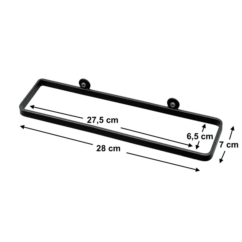 DanDiBo Wine Holder Metal Black Set of 3 Wine Rack