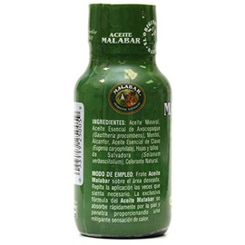 Aceite Dolores Musculares MALABAR / $300 pesos / 60ml