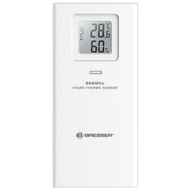 Bresser Thermometer/Hygrometer Sensor for Temperature and Humidity Measurement, Can be Used as Additional Sensor for Some Bresser Weather Stations or as a Stand-Alone Solution