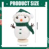 Vidillo Christmas Crochet Kit for Beginners Snowman Complete Beginner Crochet