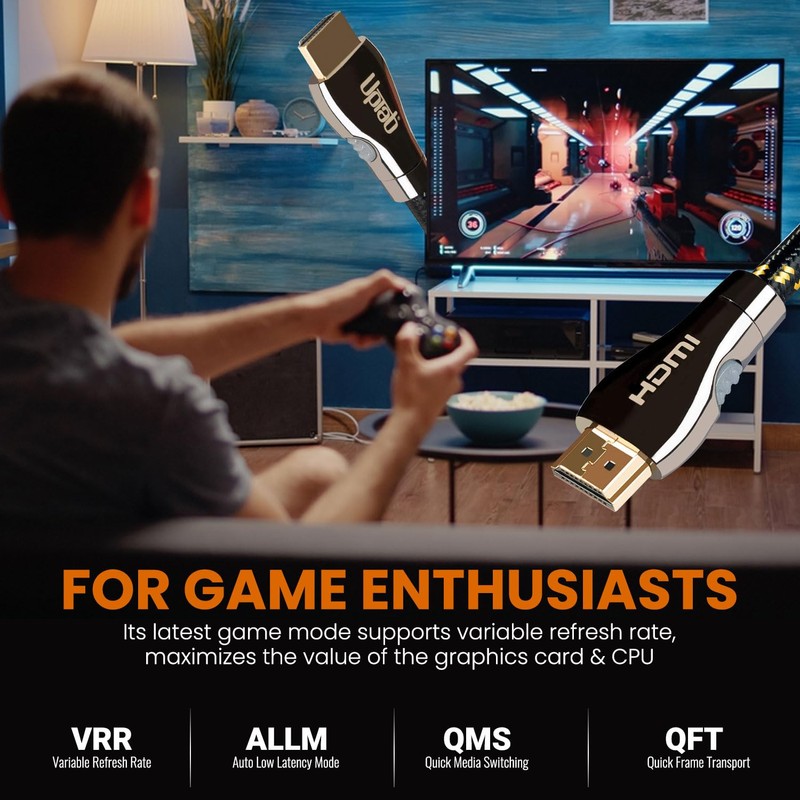 UPTab Ultra High Speed HDMI 2.1 10ft Cable 8K 120Hz