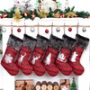 NEW Large Set of 6 Red Scotland Plaid Classic Christmas