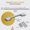 Southern Hills Polished Chrome Cabinet Handles - 5-Pack - 3.75"