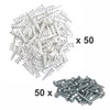 50 Pcs Self Drilling Plastic Drywall Anchors 13x42mm Wall Anchors