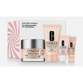 CLINIQUE More Than Moisture 4 Pc MOISTURE SURGE Skin Care Set 100H Mask Eye Lip