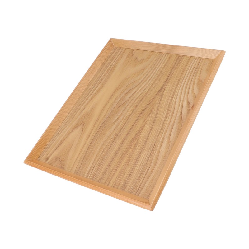 Rectangle Wood Tray Multifunctional Serving Tray for Fruit Food Pizza