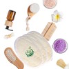 Jaunty Natural Loofah (3PC Pack) Sponge Exfoliating Body Scrubber Made