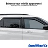 Window Deflectors Smoke Tinted Tape-On Side Window Vent Visor Deflectors