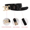 Aurolran Women's Leather Belt with Buckle - Ideal for Dresses,