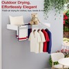 SOLVESTIS Wall Mounted Drying Rack 40", Foldable Laundry Drying Rack