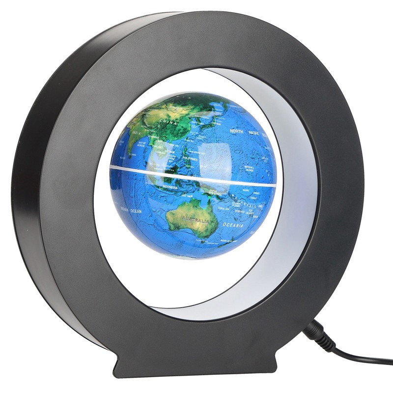 Magnetic Levitation Globe OShap Base World Map Desktop Ball Ornament