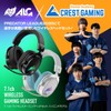 Alone ALGA-GMWHS7WH 7.1 CH Wireless Gaming Headset, White, 7.9 x