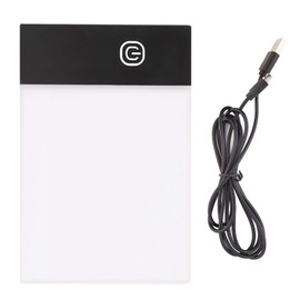 LED Light Board Mini A6 Portable Tracing LED Copy Board Light Box, Kids Children Drawing Light Box Flip Book Kit Tablet Paint Pad, Eye Protective Adjustable Light Box 3.3 x 5.1in