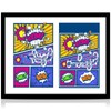 Geetery Double Comic Book Frame, Showcase 2 Comic Books, UV