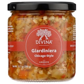 DIVINA Mild Chicago Style Giardiniera, 13.7 OZ