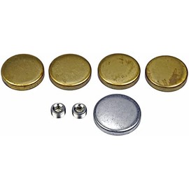 Dorman 567-017 Amc Brass Expansion Plug Kit, 5 Expansion Plugs, 2 Pipe Plugs Compatible with Select American Motors/International/Jeep Models