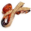 Viragio vi-0390a Hair Claw Ribbon, Large, Hair Clip, Simple, Hair