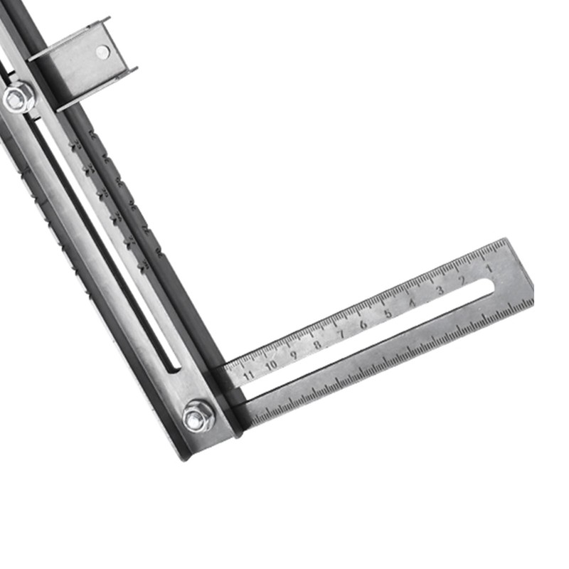 Cabinet Hardware Jig Template Stainless Steel Closet Hanging Rod Locator