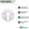 EAI Keyhole Escutcheon Key Cover | 32mm | Pack of
