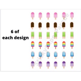 Homemade Popsicles Planner Stickers #73 / Planner Stickers  / Journal Stickers / Summer