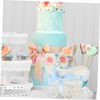 Abaodam Cute Baby Shower Candy Basket 2pcs Handmade Rattan Woven