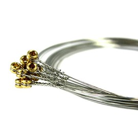 12-pack 17ga. (.017") Plain Steel/Unwound Guitar Strings - Made in the USA!