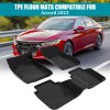 Autowu89 Car Floor Mats For 2023-2025 Honda Accord, Hybrid Rubber