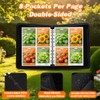 240 Pockets 3.5x5 in Seed Organizer Sleeves, 30 Pack Double-Sided