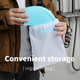 Funbliss Foldable Travel Potty Seat for Toddlers - Portable Folding Toilet Training Seat for Toddlers with Safety Suction Cups, Includes Storage Bag - Essential for On-the-Go Potty Training,Blue