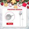 100pcs Christmas Silver Holly Berries Artificial Silver Berry ,Artificial Fruits