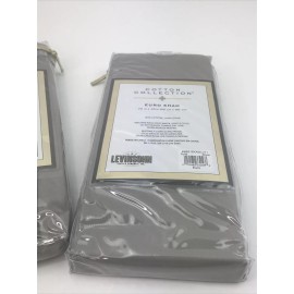 Cotton Collection 2 Cotton Collection Tailored Euro Sham 100% Cotton Silver