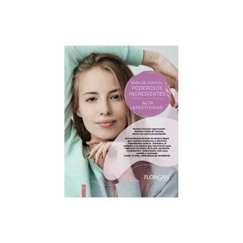 3 Cremas Baba De Caracol Florigan Facial 350 Gramos
