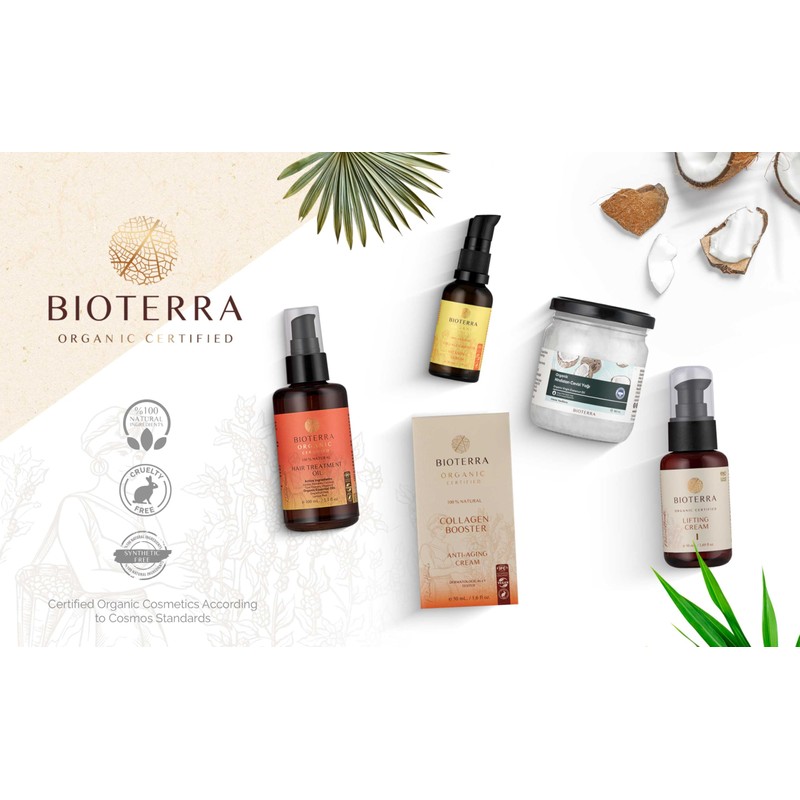 Bioterra Organic Radiance Face Mask, Natural Ingredients, Intense Hydration Formula,