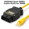 GODIAG Ethernet Enet OBD2 Cable RJ45 for F/G Series Coding