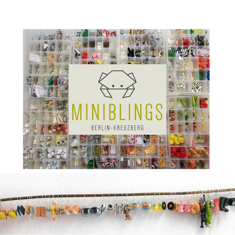 Miniblings Earrings Mini Drill Drilling Machine Drilling Machine Tool Hanger