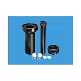Mcalpine Universal WC Frame Inlet & Outlet Connector Kit Wall Hung Toilet Pan