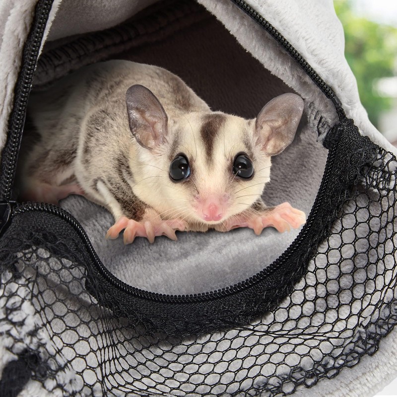 Sweetude 2 Pcs Sugar Glider Bonding Pouch Small Animal Outgoing