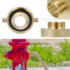 QWORK 1-1/2" NST/NH Fire Hose Nozzle & Brass Fire Hydrant